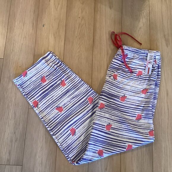 NWT. HUE Brand Women’s Size Small Long PJ Pants - Picture 1 of 12